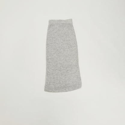 Grey Marl Midi Length Midi Skirt Size Double Extra Small | Preloved