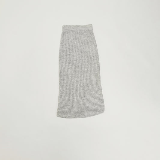 Grey Marl Midi Length Midi Skirt Size Double Extra Small | Preloved