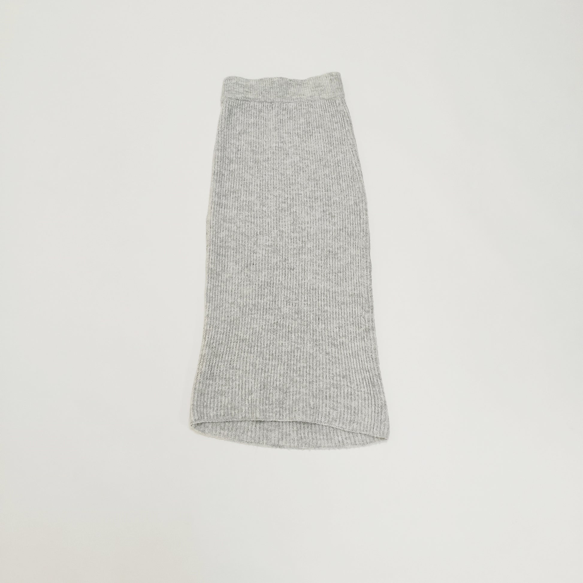 Grey Marl Midi Length Midi Skirt Size Double Extra Small | Preloved