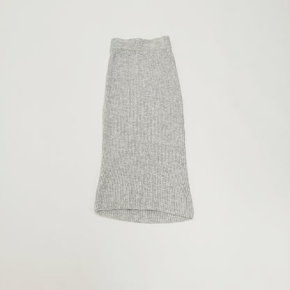 Grey Marl Midi Length Midi Skirt Size Double Extra Small | Preloved