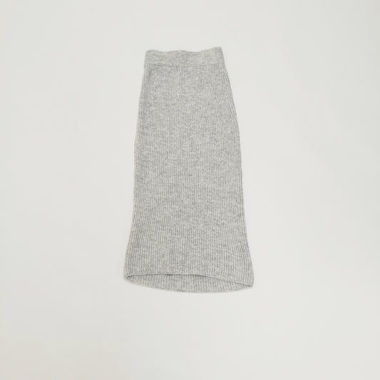 Grey Marl Midi Length Midi Skirt Size Double Extra Small | Preloved