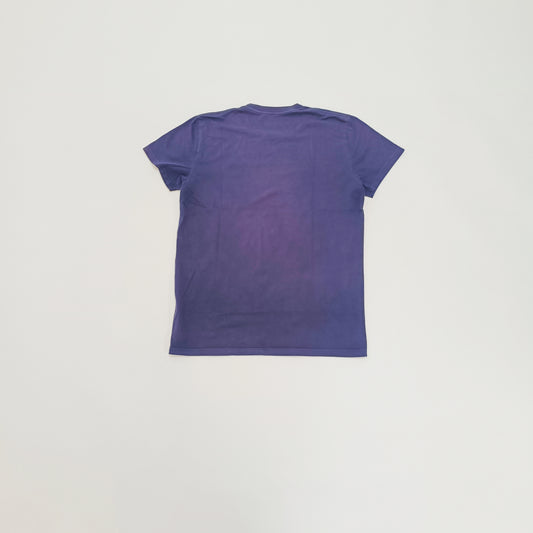 Navy Blue Short Sleeve Womens T-Shirt Size Medium | Preloved
