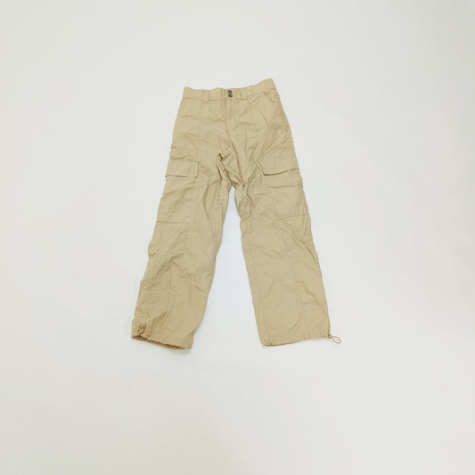 Beige High Waist Cargo Pants With Ankle Toggles Size Small | Preloved