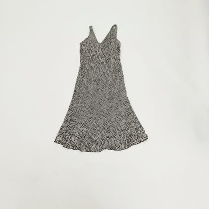 Polka Dot Tie Up Midi Dress Size Medium | Preloved
