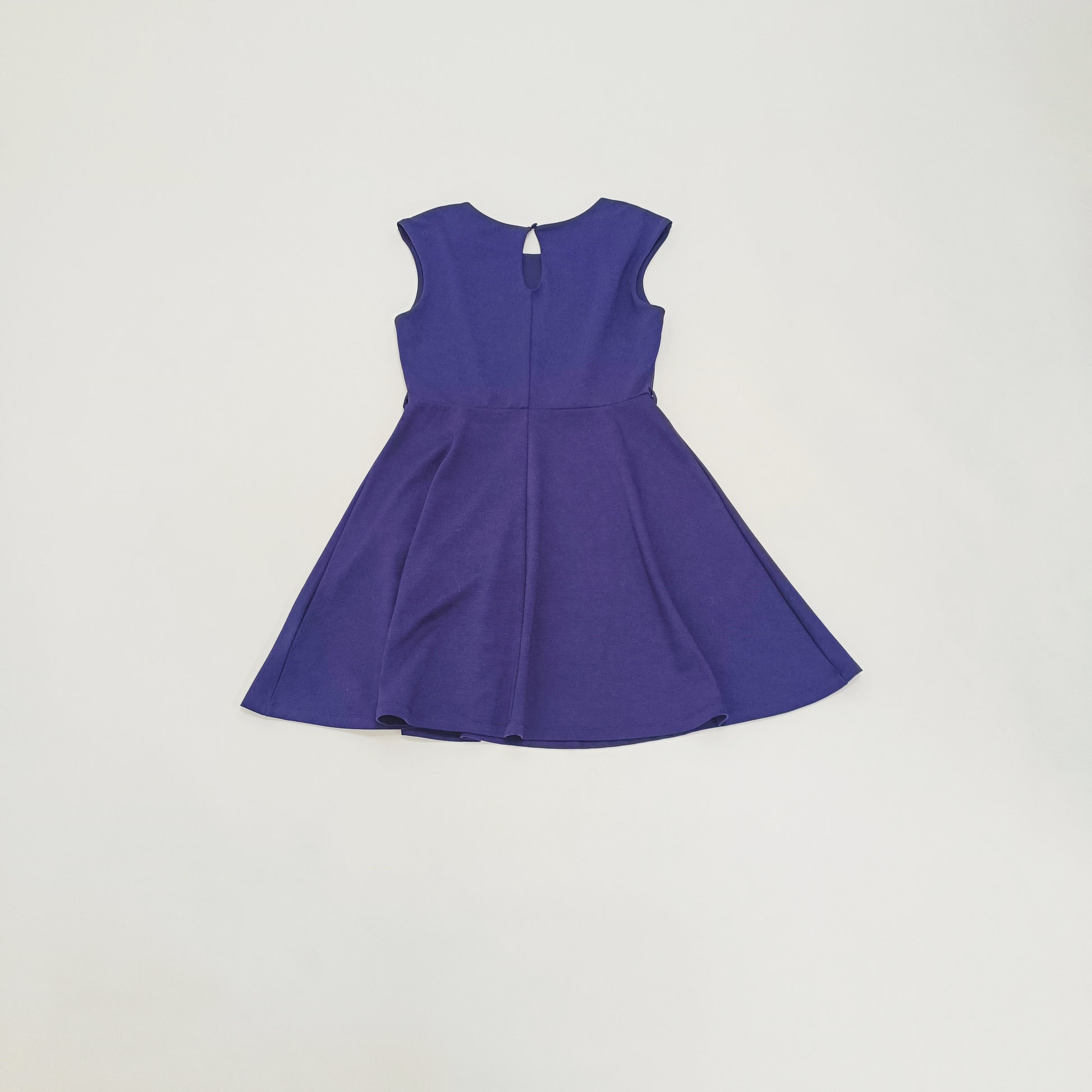 Navy Blue Fit & Flare Mini Dress Size Medium | Preloved