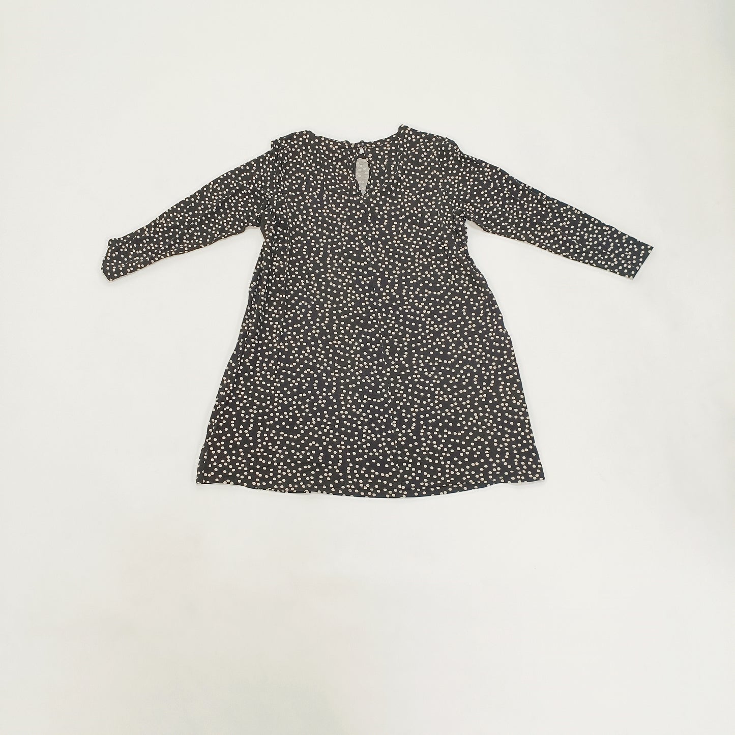 Polka Dot Flared Mini Dress Size Extra Large | Preloved