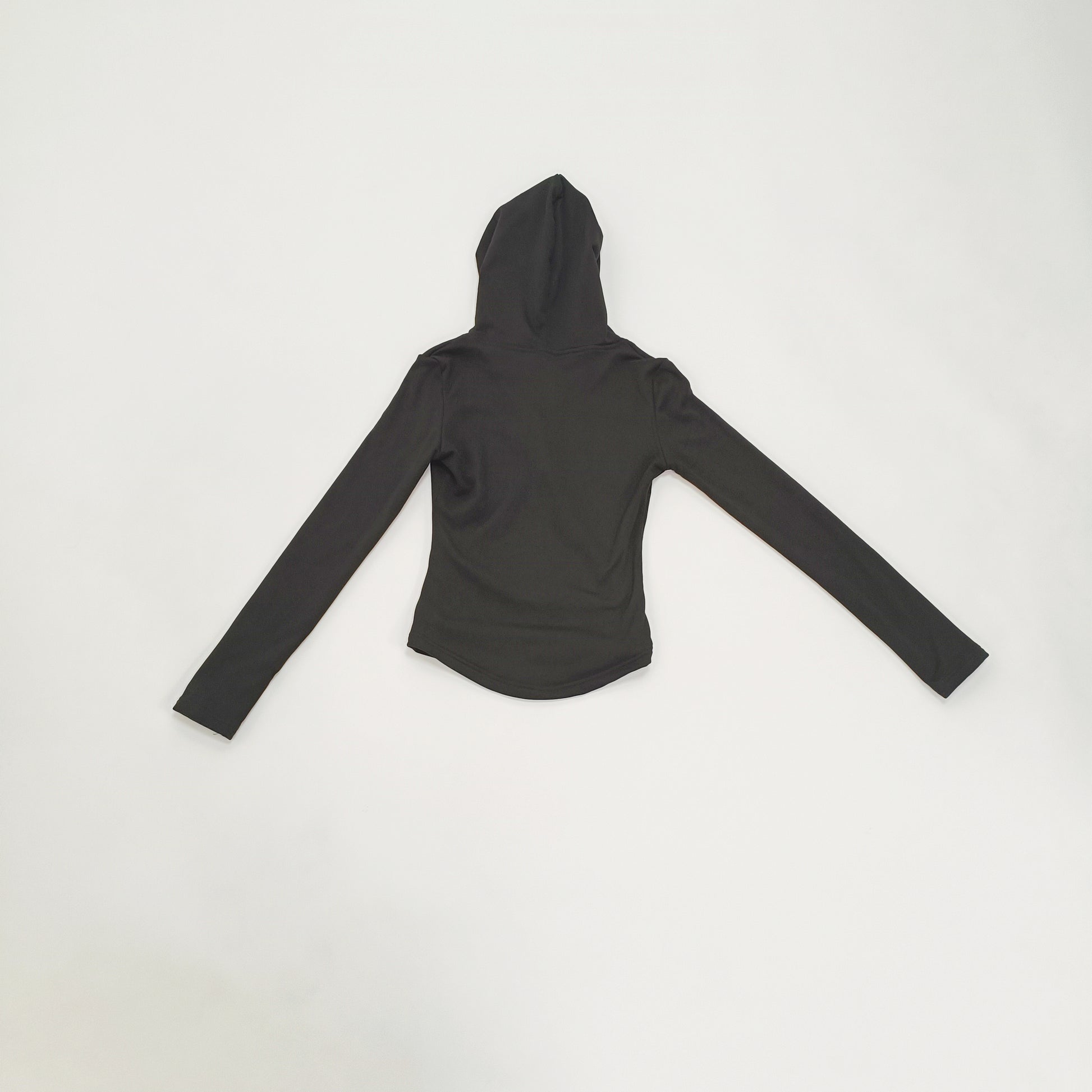Black Fitted Womens Hoodie Size Medium | Preloved