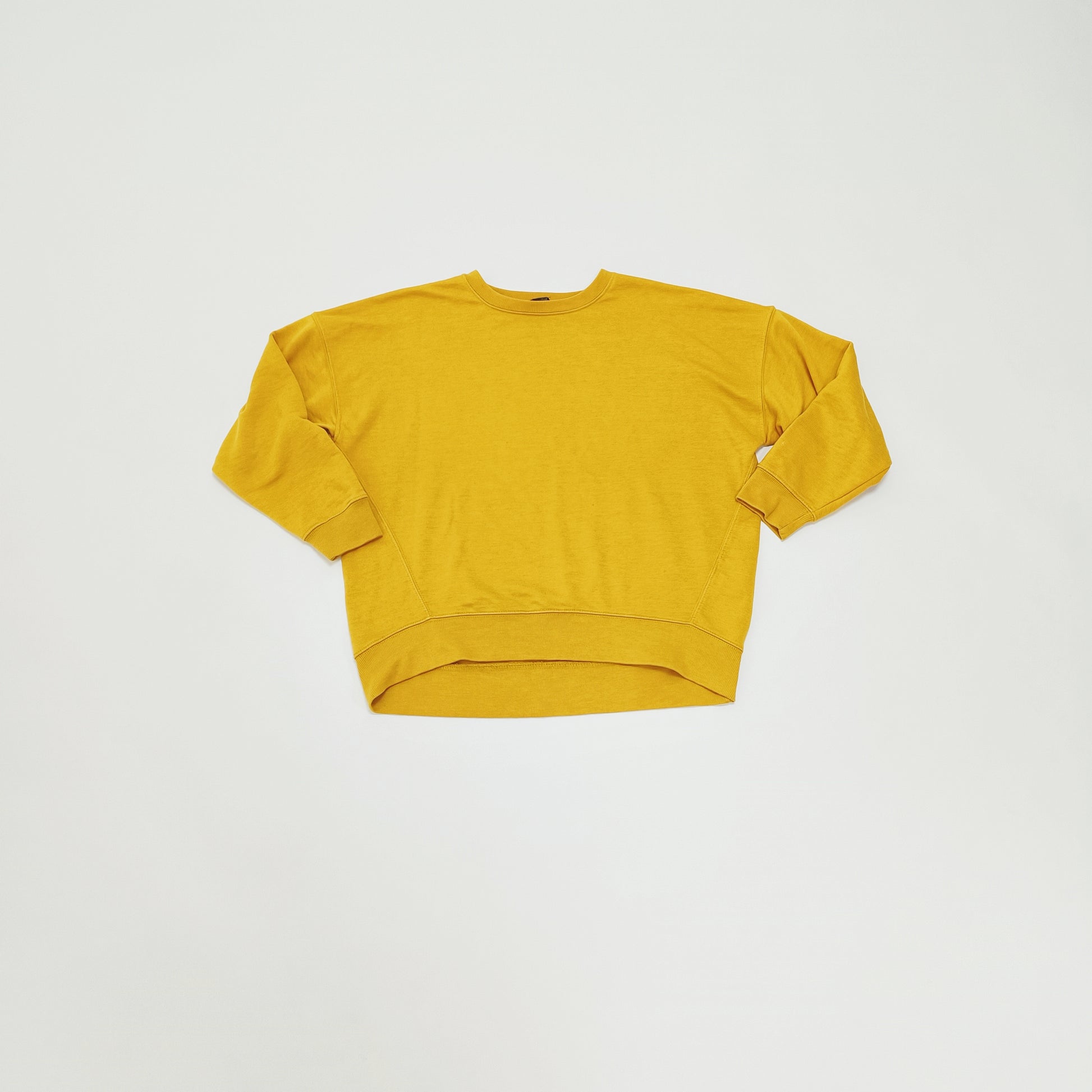 Mustard Yellow Drop Shoulder Sweater Size Small | Preloved