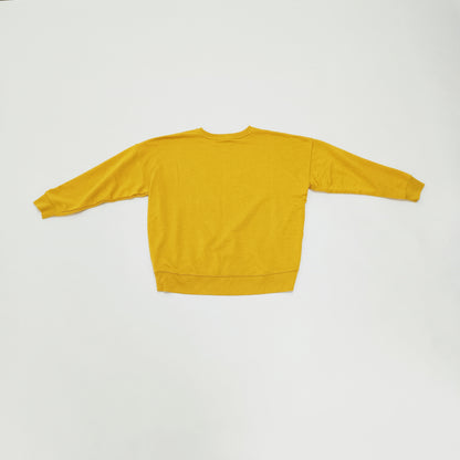 Mustard Yellow Drop Shoulder Sweater Size Small | Preloved