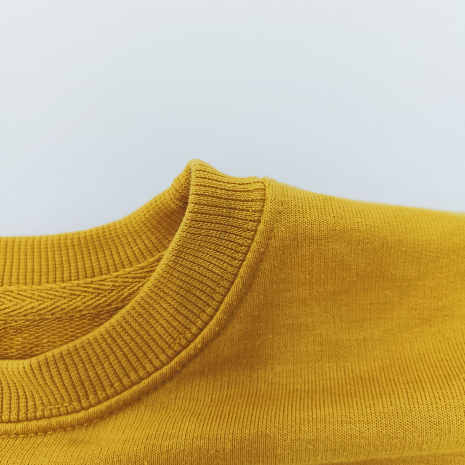 Mustard Yellow Drop Shoulder Sweater Size Small | Preloved