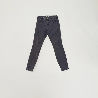 Black Skinny Fit Womens Jeans Size Medium | Preloved