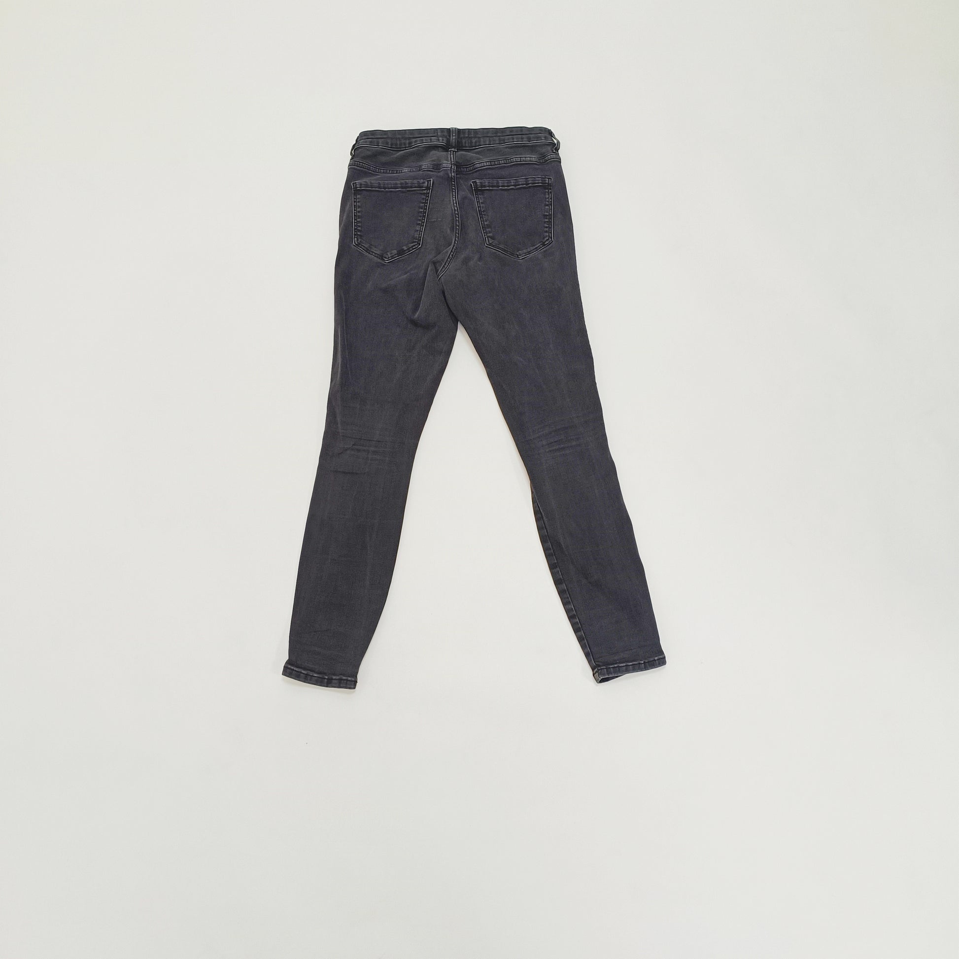 Black Skinny Fit Womens Jeans Size Medium | Preloved