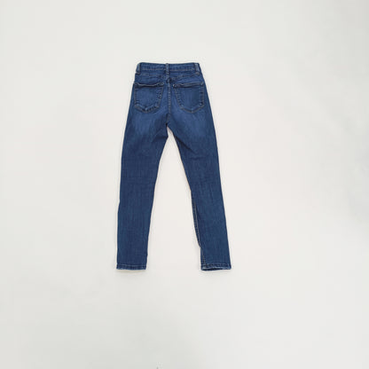 Mid Wash High Waist Skinny Fit Jeans Size Extra Small | Preloved