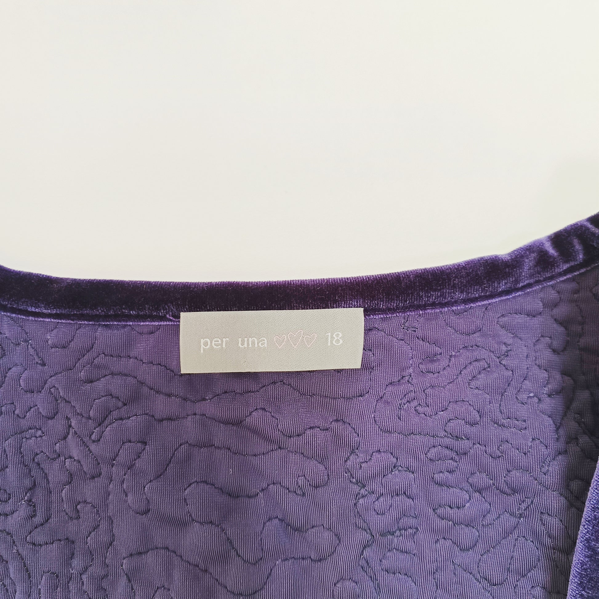 Deep Purple Sequin & Velvet 2 Piece Top & Jacket Size Large | Preloved