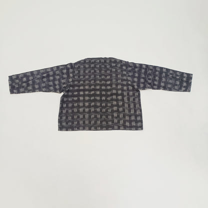 Monochrome Patterned Womens Top Size Large | Preloved