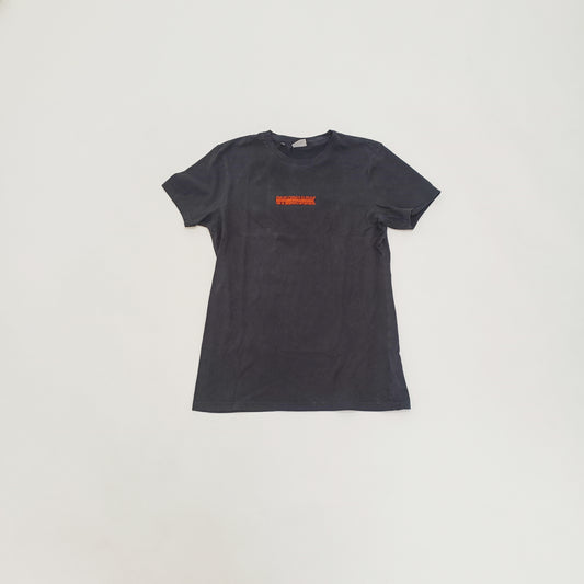 Black Oversized Logo T-SHirt Size Small | Preloved
