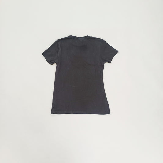 Black Oversized Logo T-SHirt Size Small | Preloved