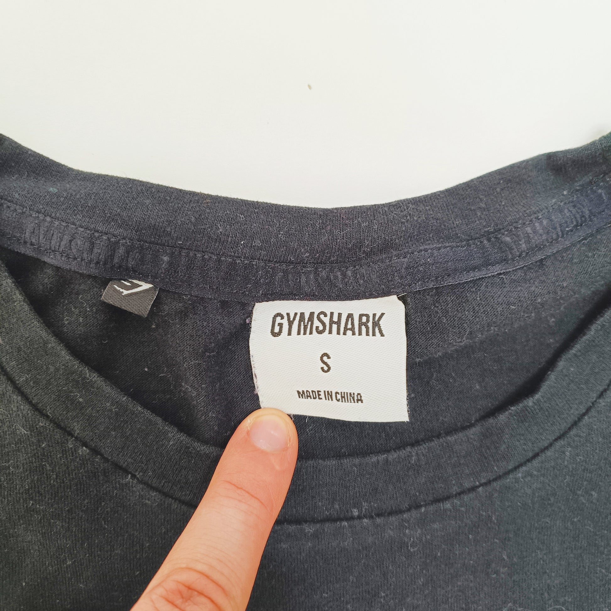 Black Oversized Logo T-SHirt Size Small | Preloved