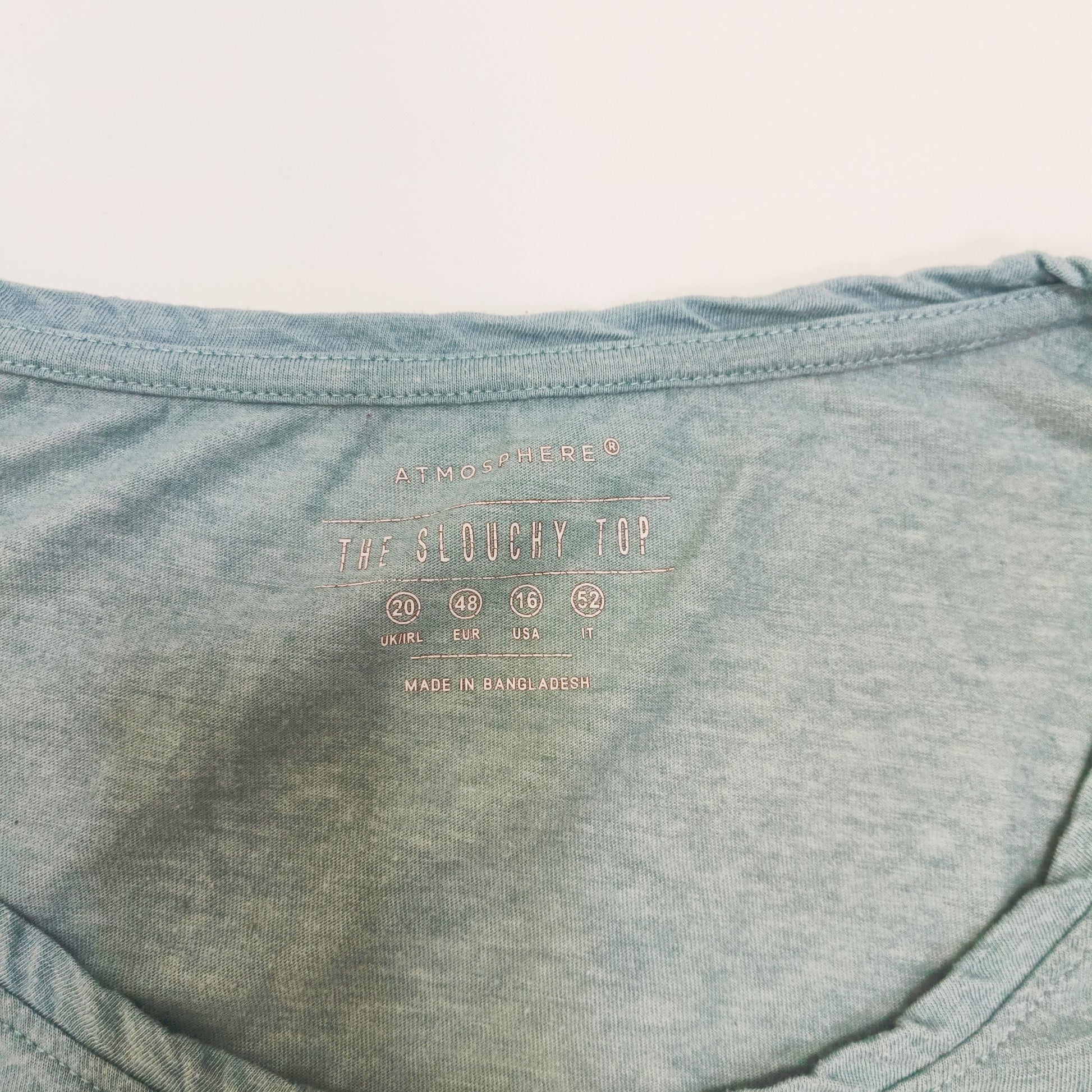 Light Blue Long Sleeve T-Shirt Size Extra Large | Preloved