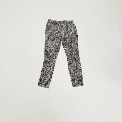 Monochrome Abstract Print High Waist Harem Pants Size Small | Preloved