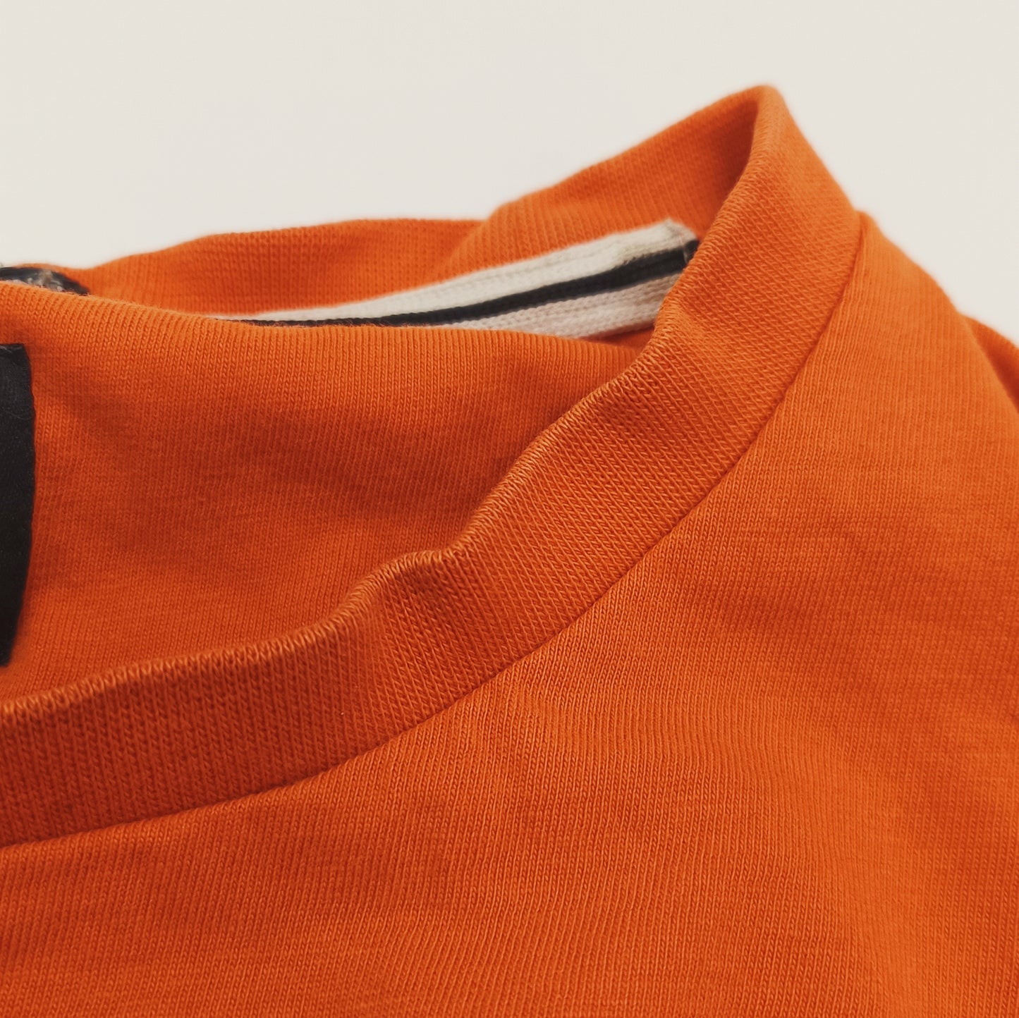 Orange Mens Short Sleeve Crew Neck T-Shirt Size Large | Preloved